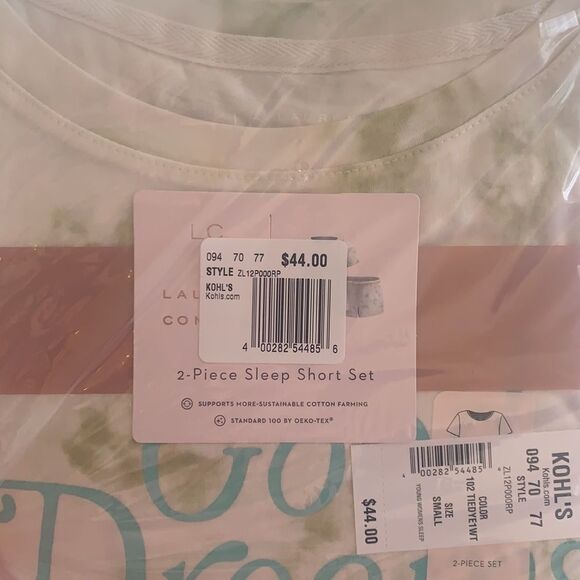 Lauren Conrad Good Dreams Only Pajama Set Medium - Picture 3 of 4